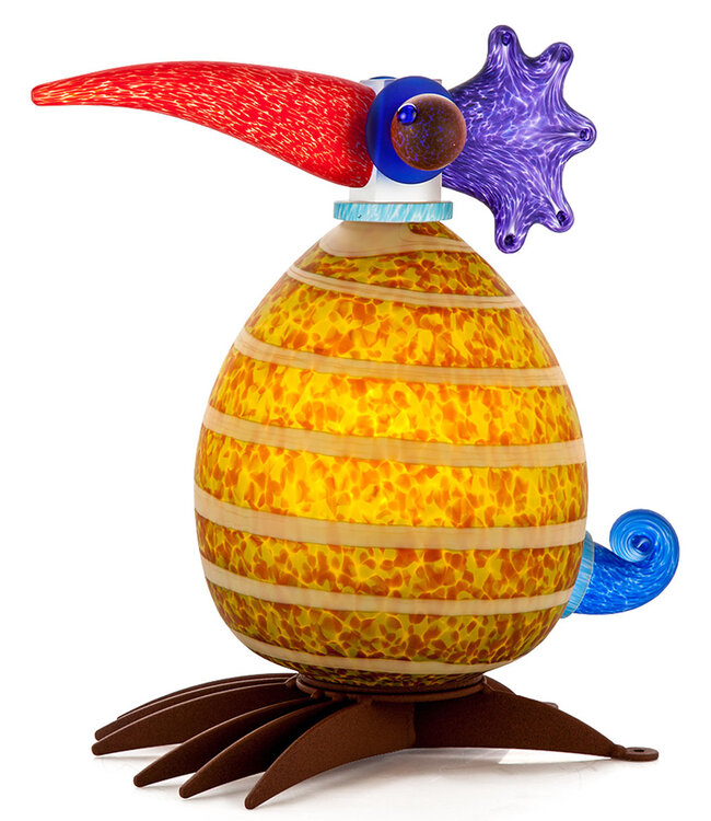 Glasstudio Borowski Borowski Lichtobjekt Fat Gonzo Oliv