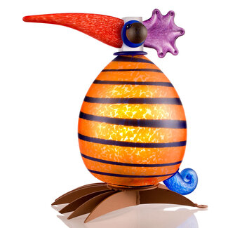 Glasstudio Borowski Borowski lichtobject Fat Gonzo oranje