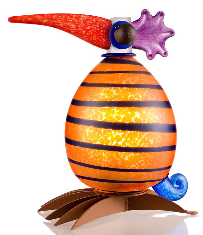 Borowski Outdoor Objects Borowski lichtobject Fat Gonzo, oranje met strepen
