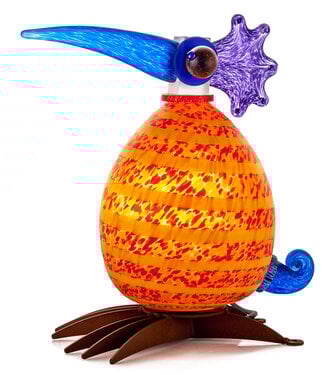 Glasstudio Borowski Borowski lichtobject Fat Gonzo rood-oranje