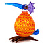 Glasstudio Borowski Borowski Lichtobjekt Fat Gonzo rot-orange