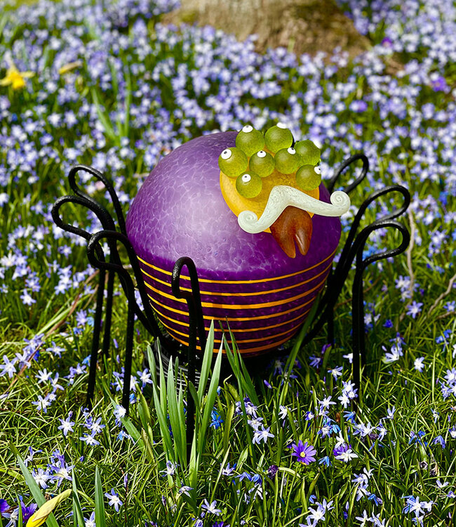 Borowski Gartenlampe Figaro violett