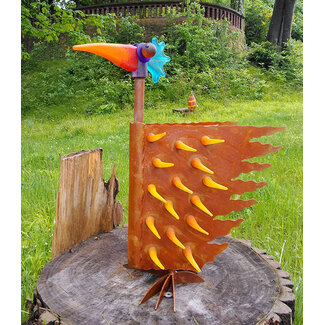 Glasstudio Borowski Borowski tuinbeeld Firebird Small