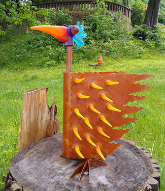 Glasstudio Borowski Borowski tuinbeeld Firebird Small