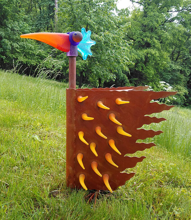 Glasstudio Borowski tuinobject Firebird
