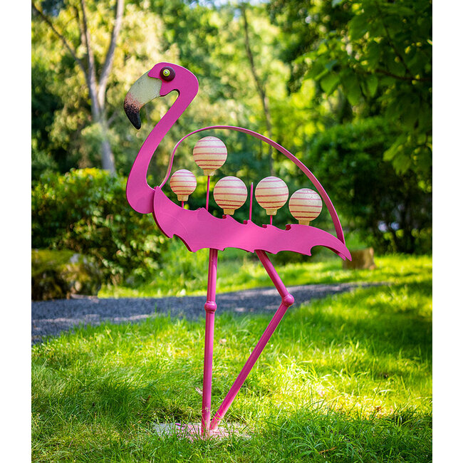 Borowski Glas tuinobject Flamingo