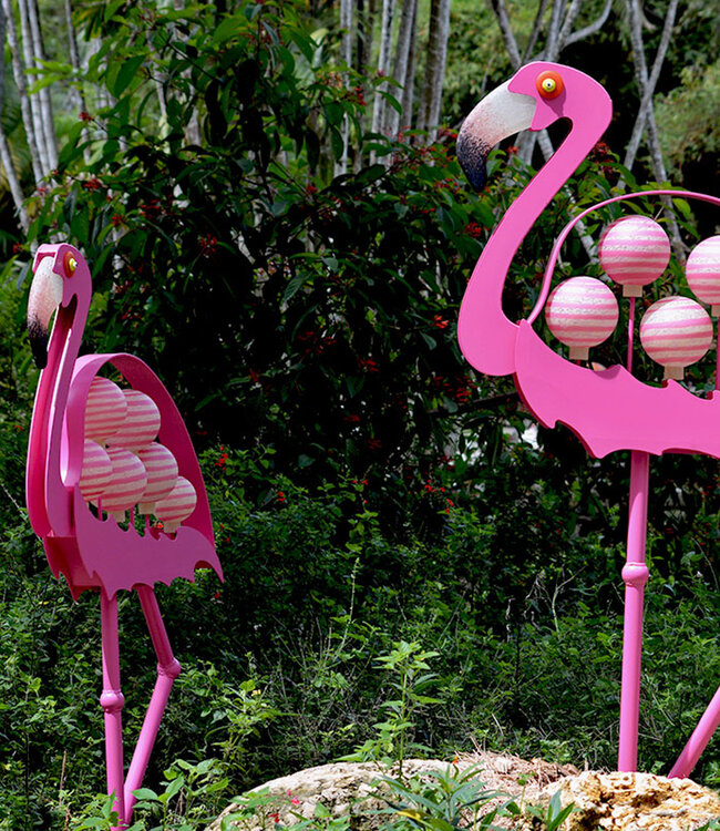 Borowski Glasgartenobjekt Flamingo