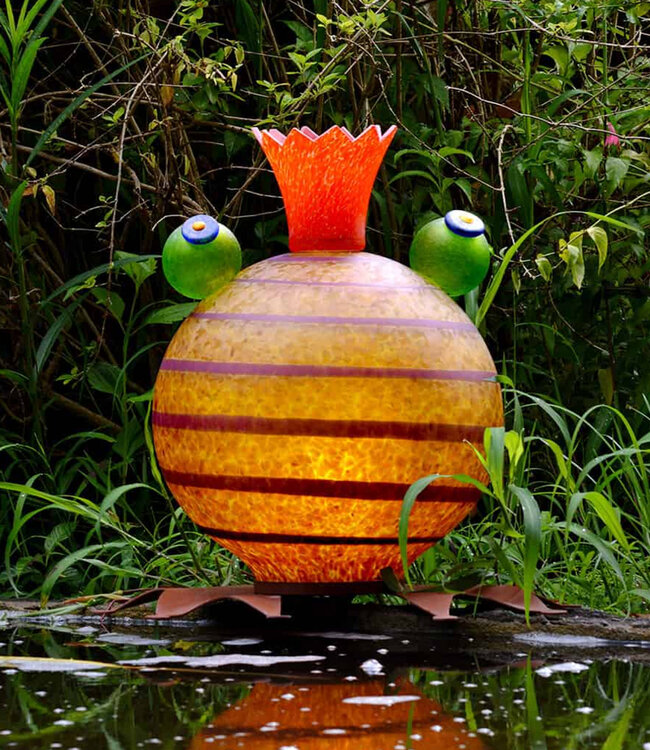 Borowski Glas tuinsculptuur Froggy