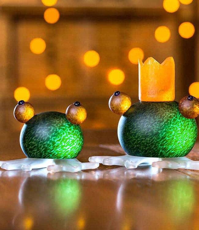 Borowski Glaskerzenhalter Frosch