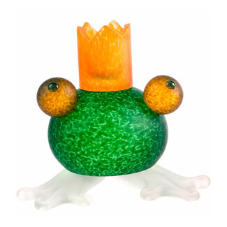 Glasstudio Borowski Borowski Kerzenhalter Frosch grün