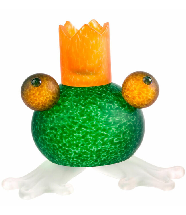 Glasstudio Borowski Borowski Kerzenhalter Frosch grün