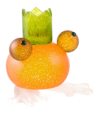 Borowski (Studio Line) Borowski Kerzenhalter Frosch orange