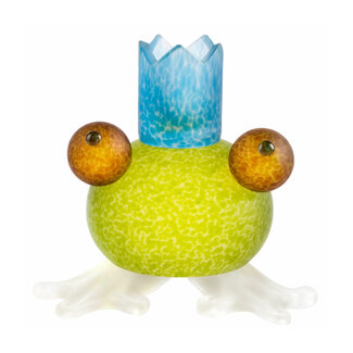 Glasstudio Borowski Borowski Kerzenhalter Frosch Zitrone
