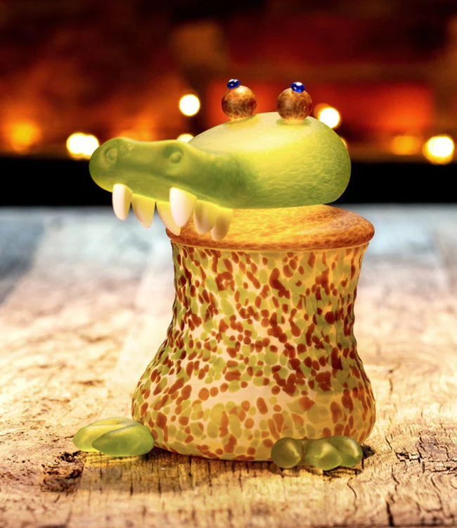 Borowski Glass Glaskunstwerk Gator
