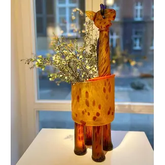 Glasstudio Borowski Borowski vaas Giraffe