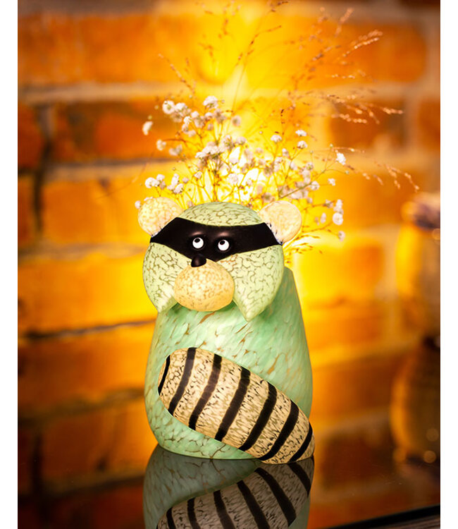 Glasstudio Borowski Borowski vaas Bandito Small mintgroen