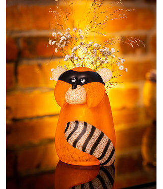 Glasstudio Borowski Borowski vase Bandito Klein orange