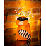 Glasstudio Borowski Borowski vase Bandito Klein orange