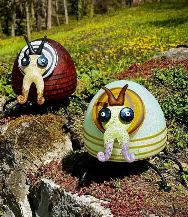 Borowski Glas-Lichtobjekt Goliath Bug bernsteinfarben - Glaskunst Art