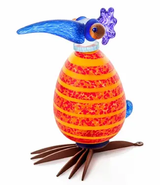 Borowski (Outdoor Objects) Borowski tuinsculptuur Gonzo rood-oranje