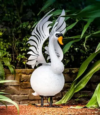 Glasstudio Borowski Borowski Lichtobjekt Hektor weiß