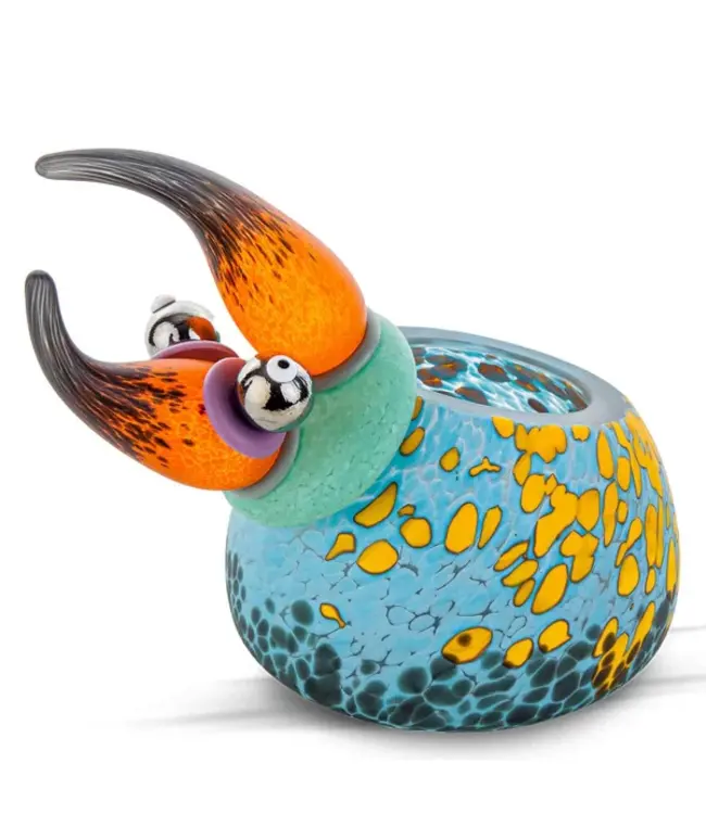 Glasstudio Borowski Borowski schale Herkules Blau