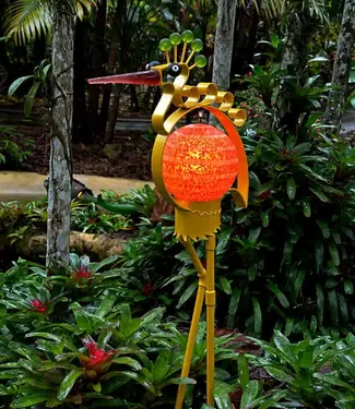 Borowski (Outdoor Objects) Borowski Lichtobjekt Heron rot-orange