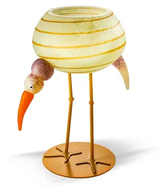 Glasstudio Borowski Borowski schaal/kandelaar Ibis groen