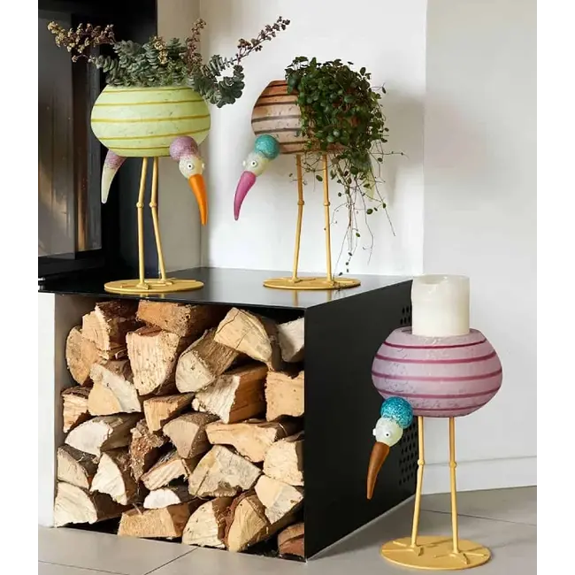 Glasstudio Borowski - schaal/kandelaar Ibis