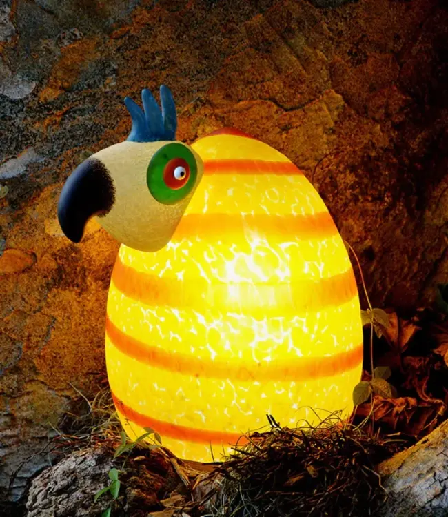 Borowski - Tischleuchte aus Glas KAKADU