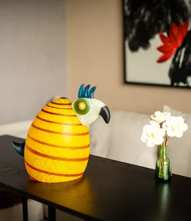 Borowski - Tischleuchte aus Glas KAKADU