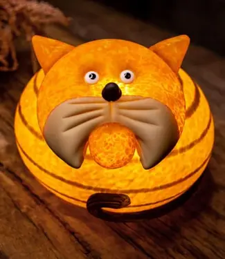 Borowski (Studio Line) Borowski Glas tafellamp Kiddo oranje Borowski (Studio Line) Borowski Glas tafellamp Kiddo oranje