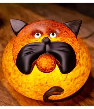 Glasstudio Borowski Borowski Glas tafellamp Kiddo amber