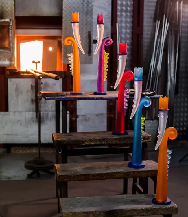 Glasstudio Borowski kaarsenhouder King