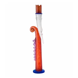 Glasstudio Borowski Borowski Kerzenhalter King rot