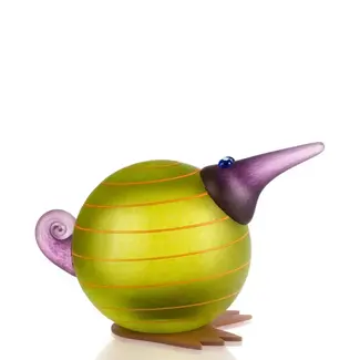 Glasstudio Borowski Borowski presse-papier Kiwi lime