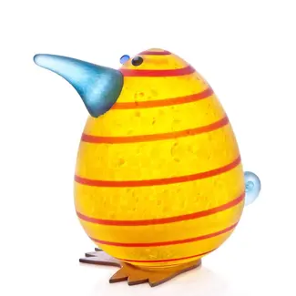 Glasstudio Borowski Borowski Briefbeschwerer Kiwi Ei gelb