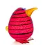 Glasstudio Borowski Borowski paperweight Kiwi Egg rood