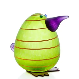 Glasstudio Borowski Borowski paperweight Kiwi Egg lime