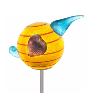 Glasstudio Borowski Borowski tuinsteker Kiwi Stick geel