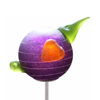 Glasstudio Borowski Borowski tuinsteker Kiwi Stick violet