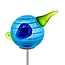 Borowski Outdoor Objects Borowski - Glazen vogel tuinprikker KIWI STICK, blauw