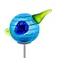 Glasstudio Borowski Borowski tuinsteker Kiwi Stick blauw