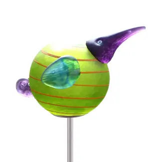 Glasstudio Borowski Borowski Gartenstecker Kiwi Stick Zitrone