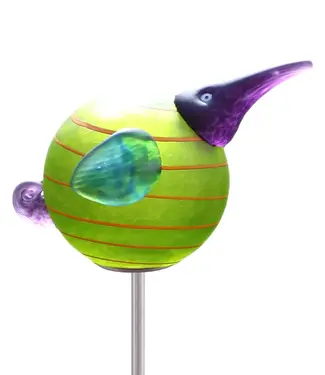 Glasstudio Borowski Borowski Gartenstecker Kiwi Stick Zitrone