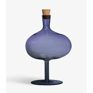 Kosta Boda Flechtvase Bod blau