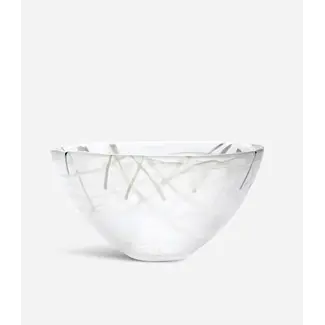 Anna Ehrner Kosta Boda schaal Contrast - wit