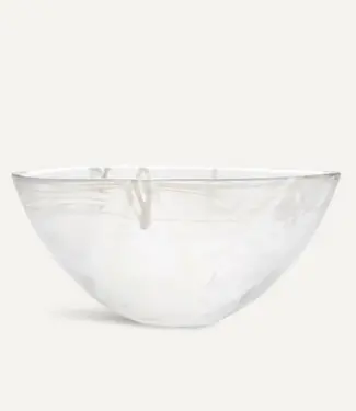 Anna Ehrner Kosta Boda schale Contrast - weiß