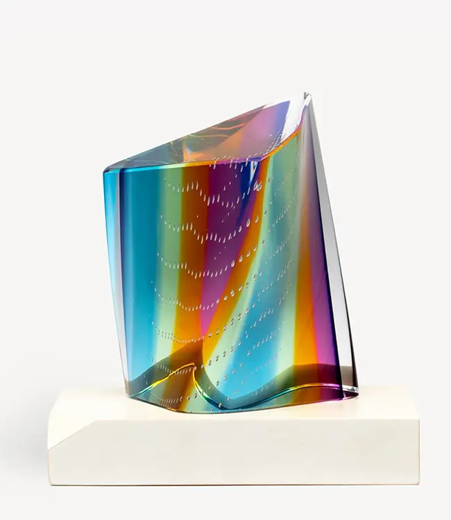 Glaskunstwerk Regenbogen