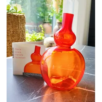 Royal Leerdam Crystal Leerdam Oranje-Vase Alexia